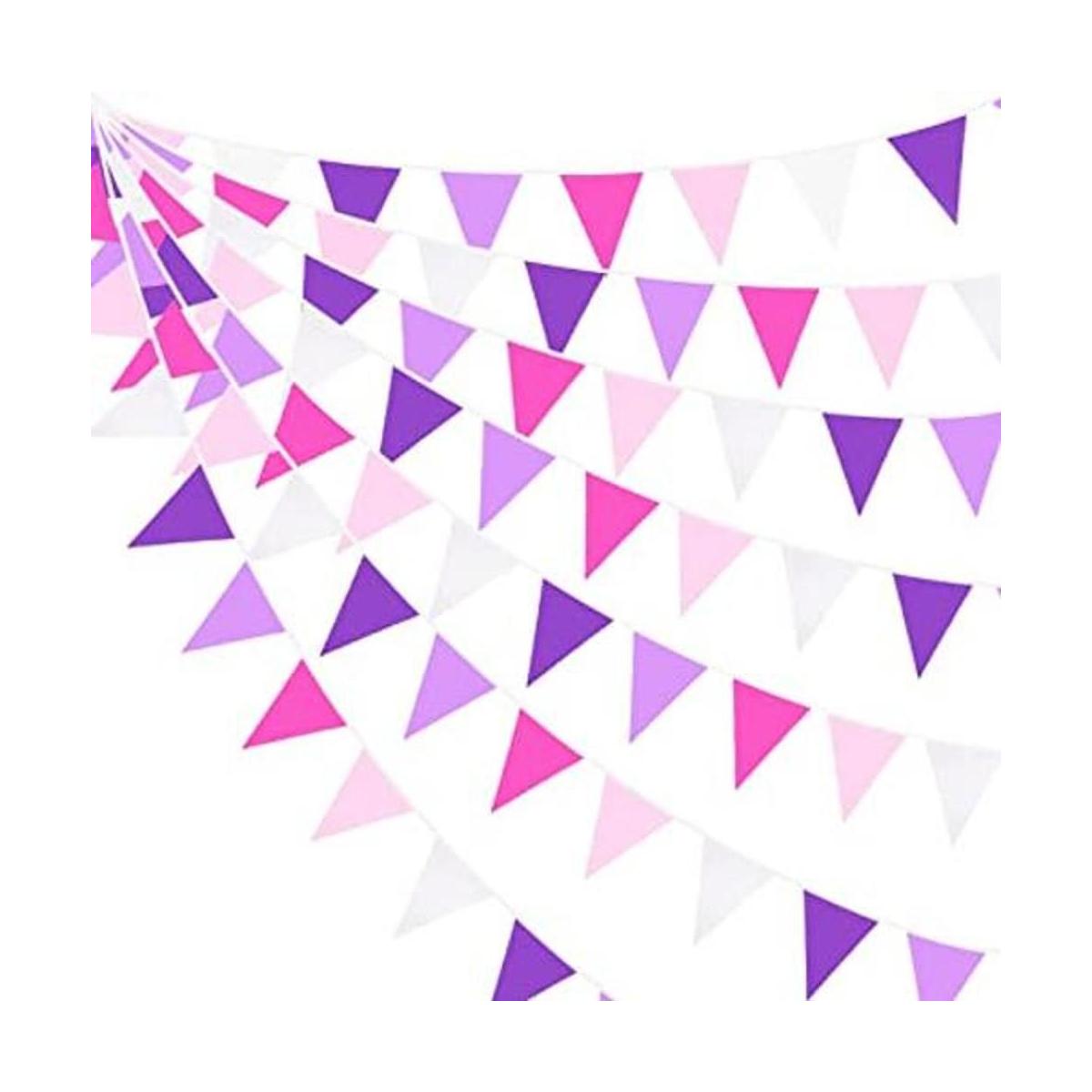 Banderín de tela de bandera triangular de 32 pies color