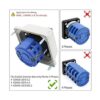 Baomain Interruptor giratorio universal SZW2620D202.2D_3