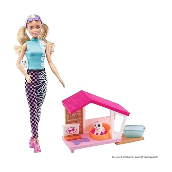 Barbie Mini juego con 2 cachorros de mascotas casa de_2