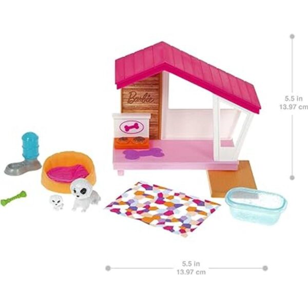 Barbie Mini juego con 2 cachorros de mascotas casa de_3