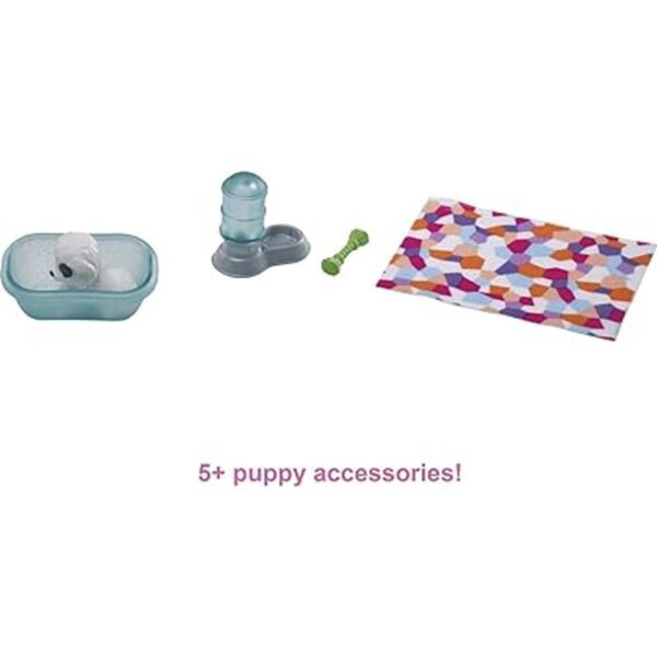 Barbie Mini juego con 2 cachorros de mascotas casa de_4