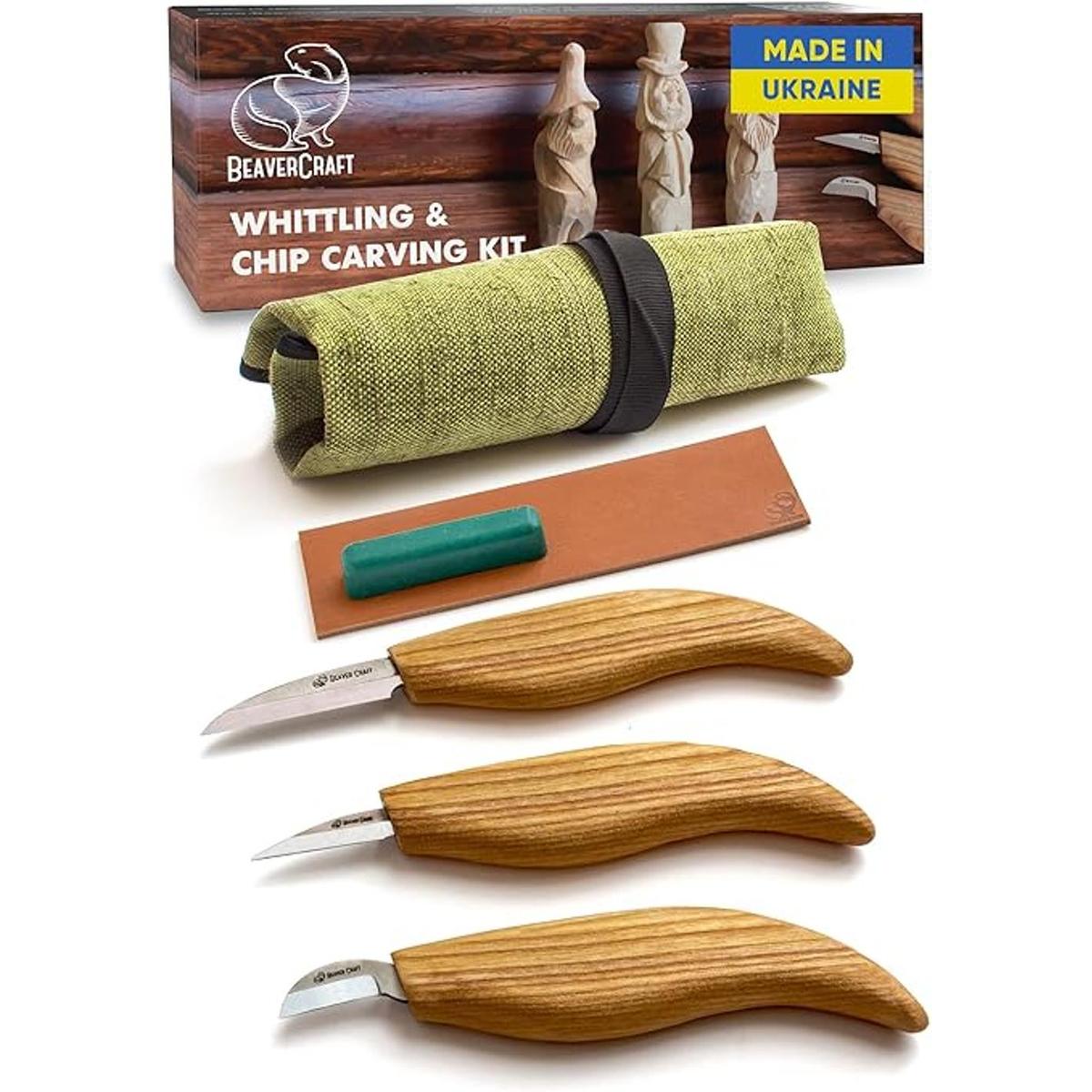 BeaverCraft S15 Kit de tallado de madera para cortar