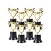 Bedwina Trofeos de plástico dorados 12 unidades 5.0 in_1