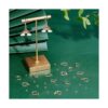 Beebeecraft 1 caja de 20 aretes con cierre chapado en oro_5