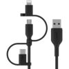 Belkin Cable universal 3 en 1 USBC Lightning cable de