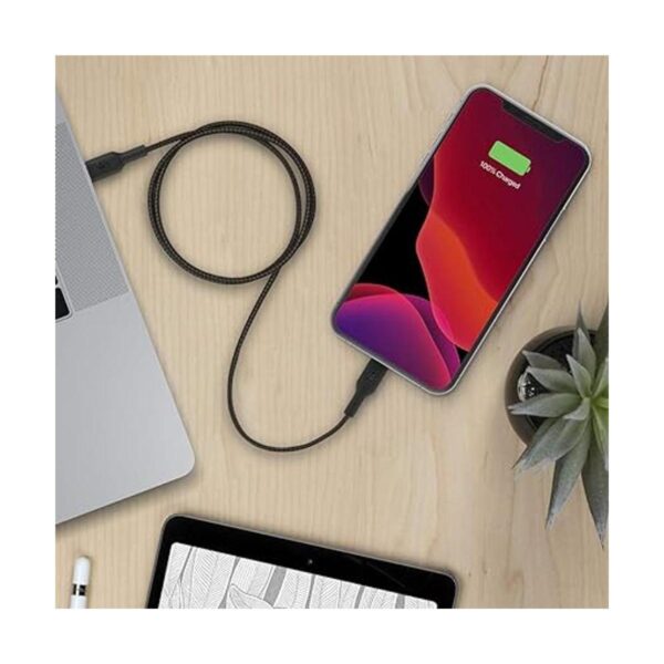 Belkin Cable trenzado USB C a Lightning con certificación_5