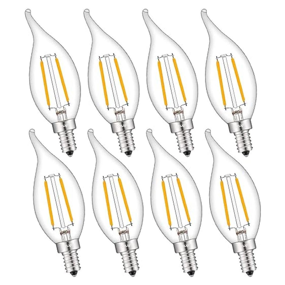 CRLight 2W 250LM Bombilla LED regulable Candelabro 2500K