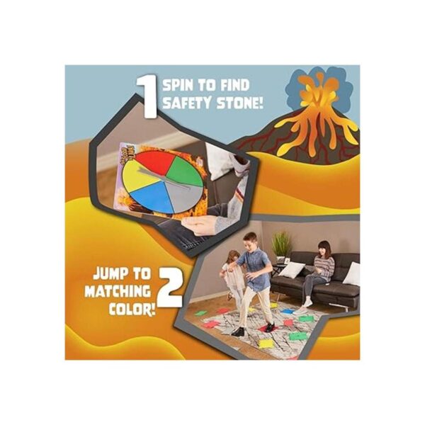 El suelo es lava. Juego de mesa interactivo para niños y_3