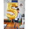 Hatcher lee Juego de globos dorados y pancarta de Feliz_4