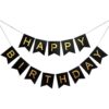 Hatcher lee Juego de globos dorados y pancarta de Feliz_5