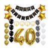 Hatcher lee Juego de globos dorados y pancarta de Feliz_1
