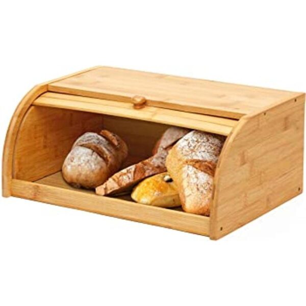 ROYALHOUSE Caja de pan de bambú de alta calidad_1