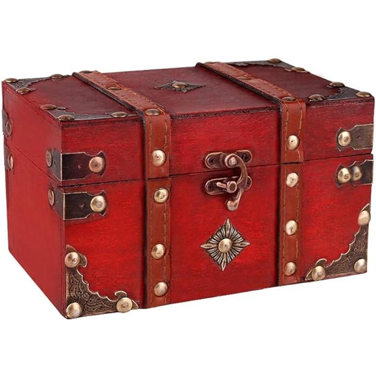 SICOHOME Caja del tesoro Cofre del tesoro de 7.1 pulgadas