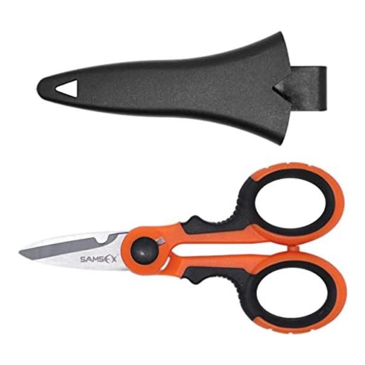 SAMSFX Tijeras de pesca resistentes antideslizantes con