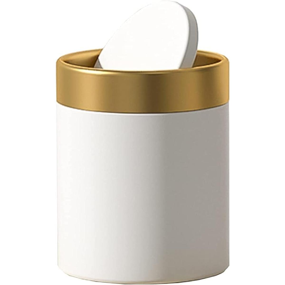 Mini cubo de basura con tapa pequeño cubo de basura de