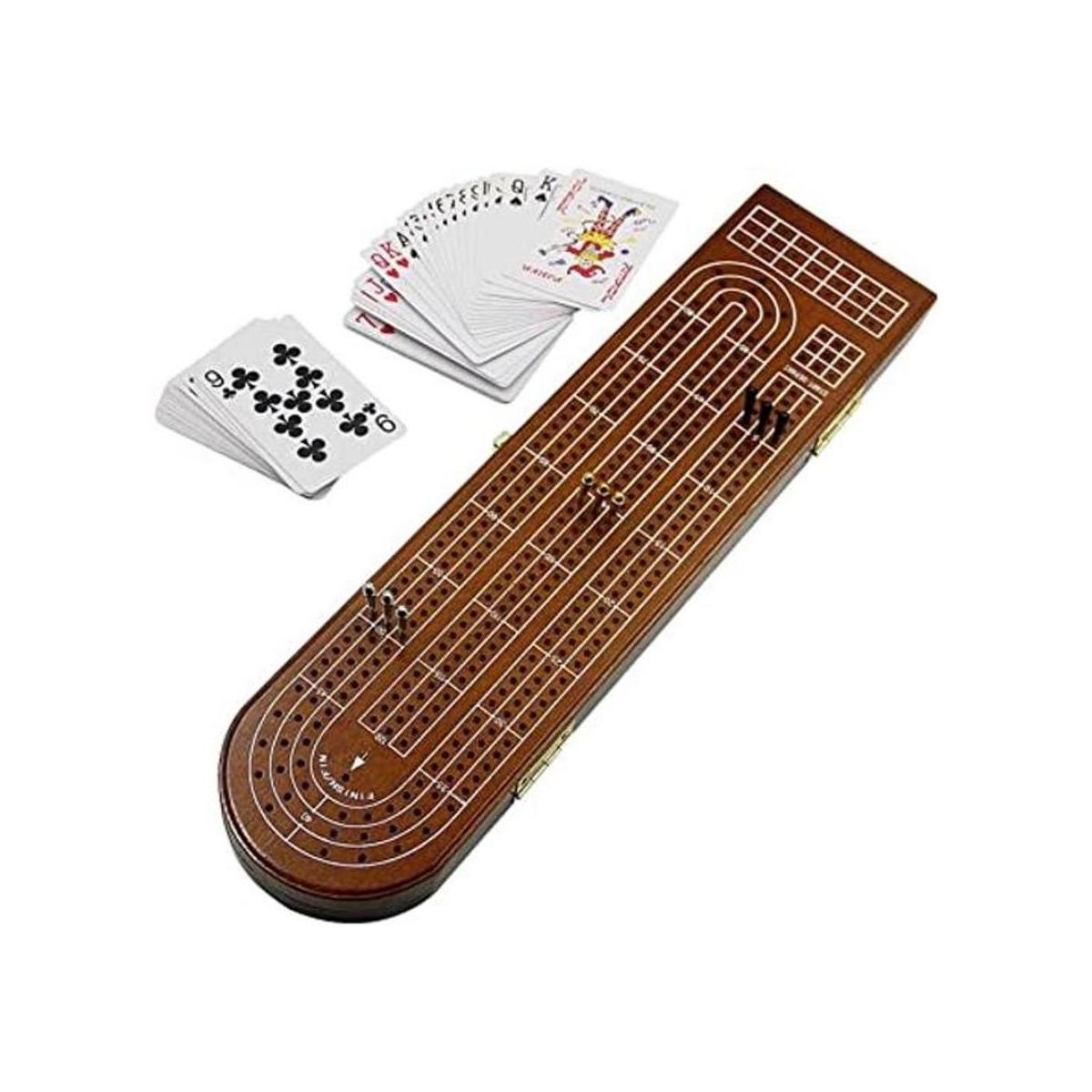 Juegoal Juego de mesa de madera para cuna de 3 pistas con
