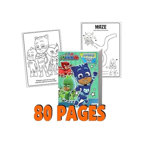 PJ Masks Paquete de libro para colorear con calcomanías._2