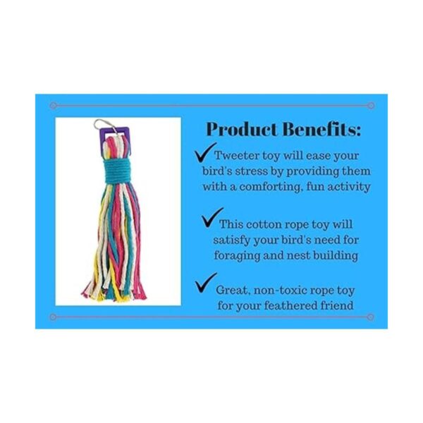 Sweet Feet and Beak Platinum Tweeter Weave Bird Toys_3