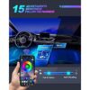 Luces interiores RGB para automóvil diseño 2 en 1 4_4