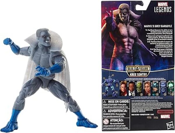 Marvel Capitán Marvel Figura de gárgola gris de 6_3
