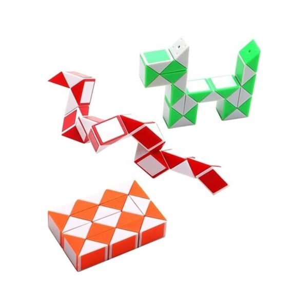 Sunshane Paquete de 24 cubos mágicos de serpiente de 24_3