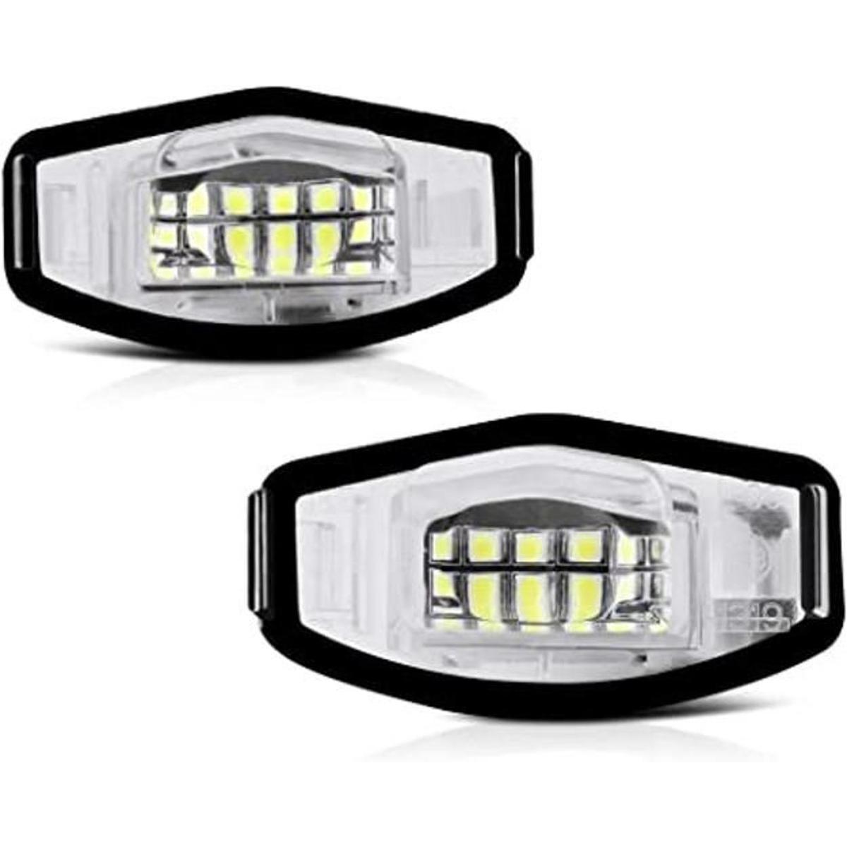 VIPMOTOZ Luz LED completa para placa de matrícula Honda