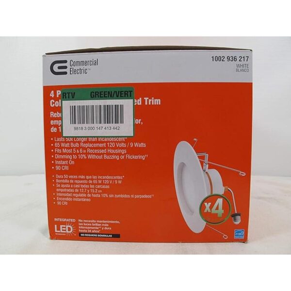 Luz empotrada eléctrica comercial de 56 pulgadas color_4