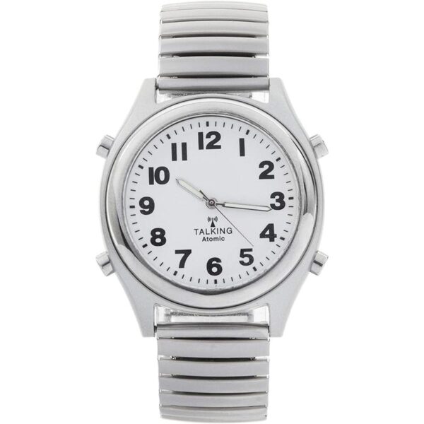 Reloj parlante atómico Se establece con un toque de_1