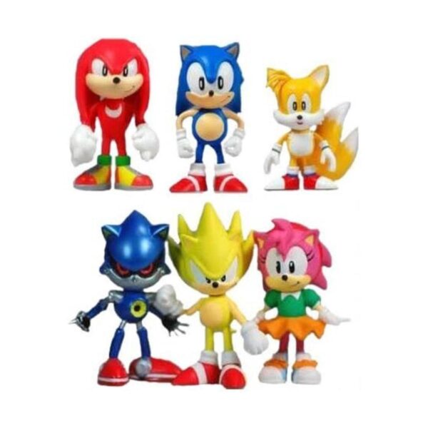 Classic Sonic and Friends Juego de figuras de 15 piezas_2