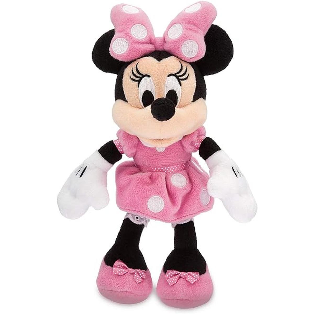 Disney Minnie Mouse Plush Rosa Mini puf 9 pulgadas