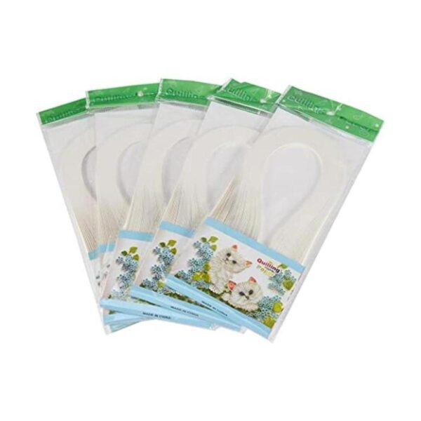 Juego de 600 tiras de papel para manualidades 1.2 x 15.4