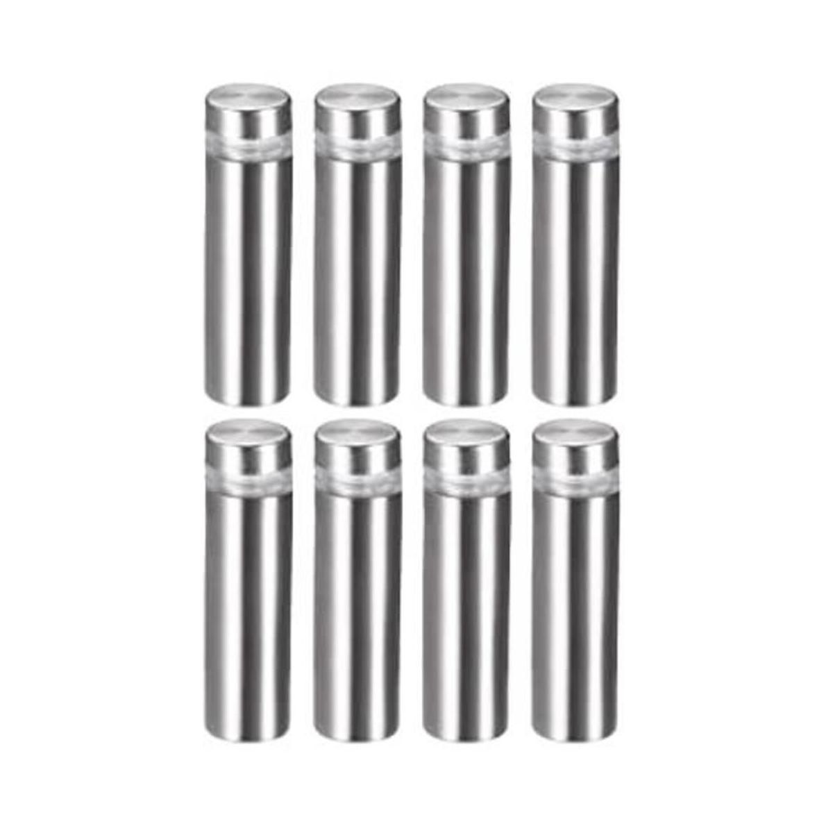 Uxcell Soporte de pared de cristal para pared de acero