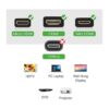 Kit de adaptadores Hdmi 7 adaptadores Mini Hdmi a Micro_5