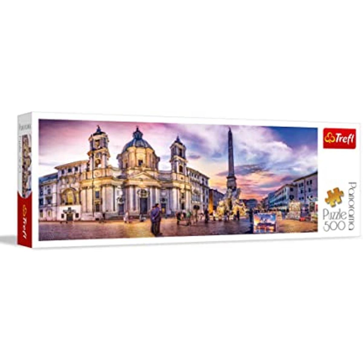 Trefl 500 Piece Panorama Jigsaw Puzzle Piazza Navona