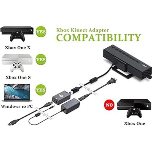 Kinect Adapter for Xbox One S Xbox One X Windows PC UL_2