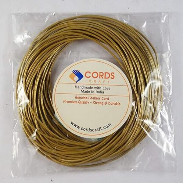 Cords Craft Cordones de cuero redondo genuino de 0.039 in_2