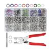 CHEPULA Craftsmanship Juego de 200 botones de metal con_1