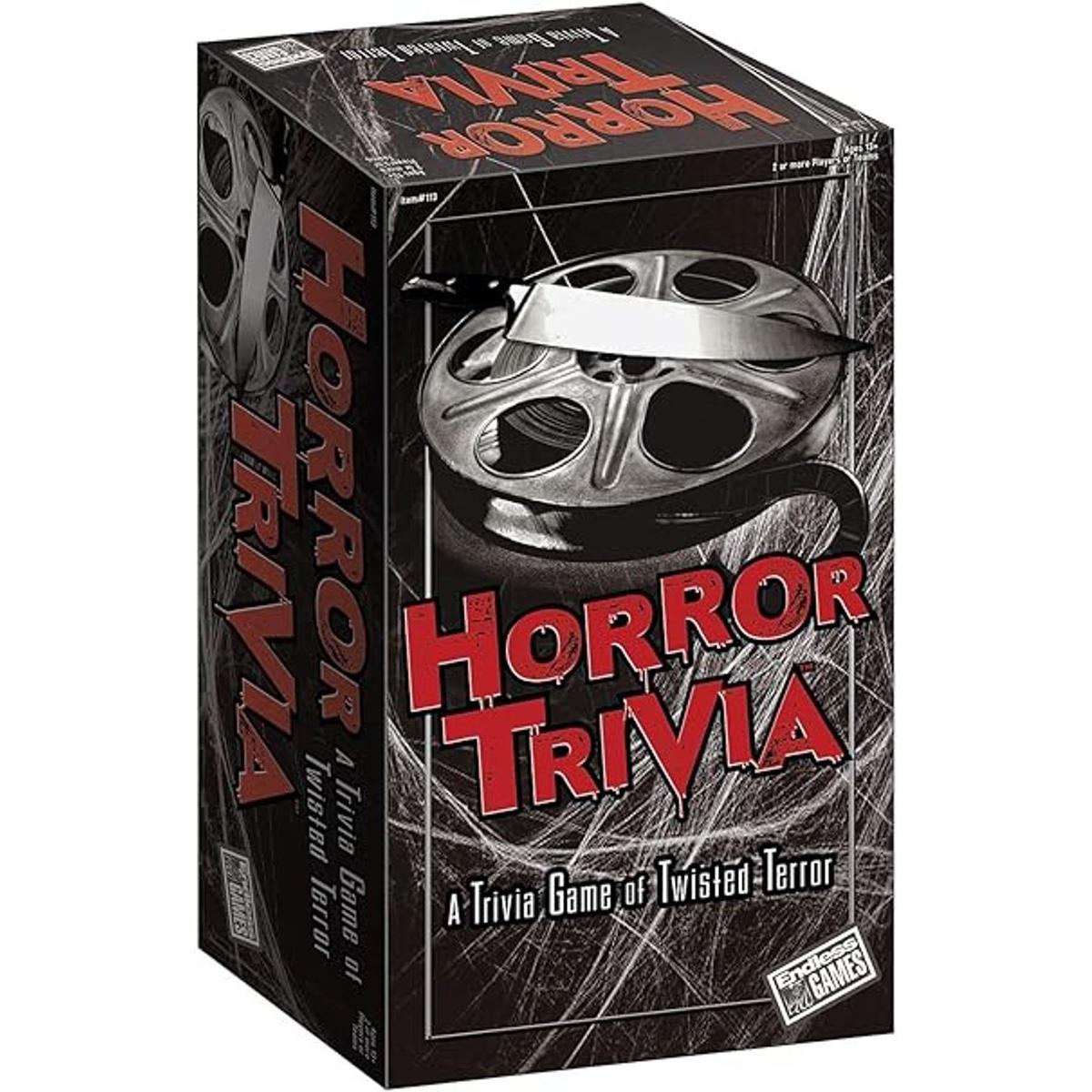 Horror Trivia Card Game edición de 2018 Frightening