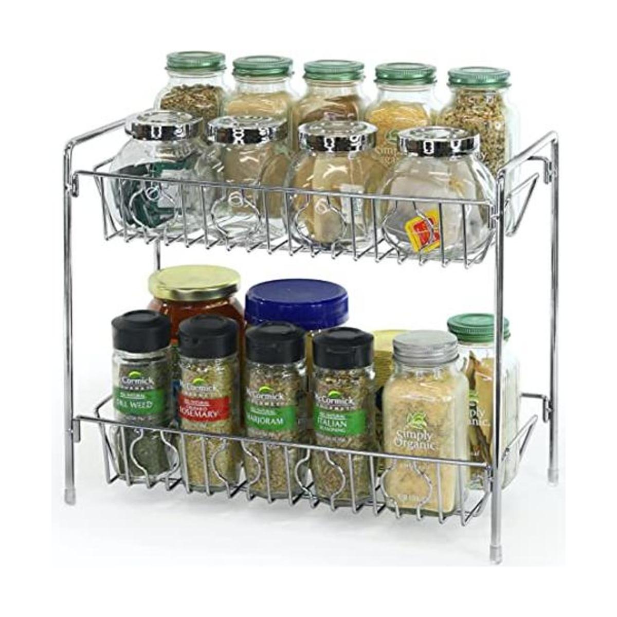 SimpleHouseware Estante organizador de especias de 2