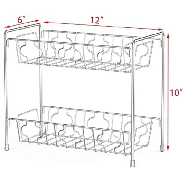 SimpleHouseware Estante organizador de especias de 2_3