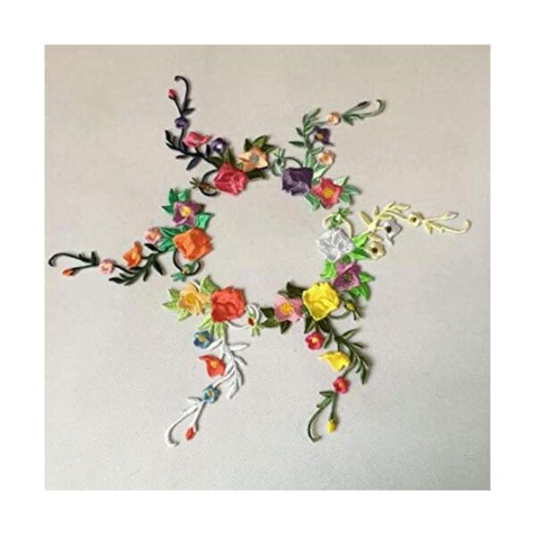 Pequeños parches de flores hermosos para ropa apliques_1