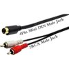 CGTime SVideo Cable divisor de 4 pines mini DIN Y chapado_3