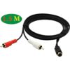 CGTime SVideo Cable divisor de 4 pines mini DIN Y chapado_2