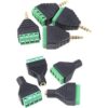 Glarks 8 conectores de conector estéreo TRRS de 0.138 in_3