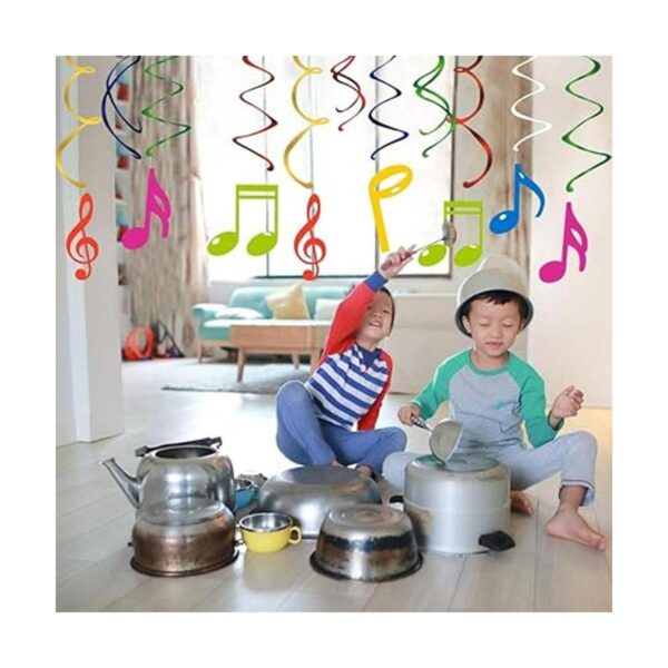 CC Home Decoración para colgar música diseño de espiral_3