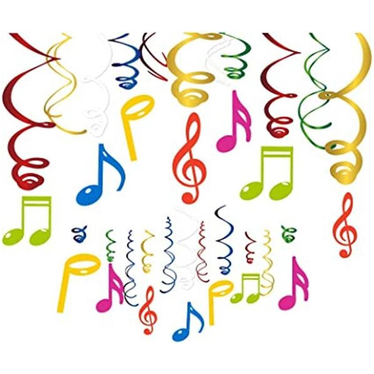 CC Home Decoración para colgar música diseño de espiral
