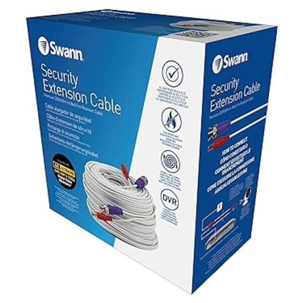 Swann Cable coaxial BNC para sistema de cámara de_4