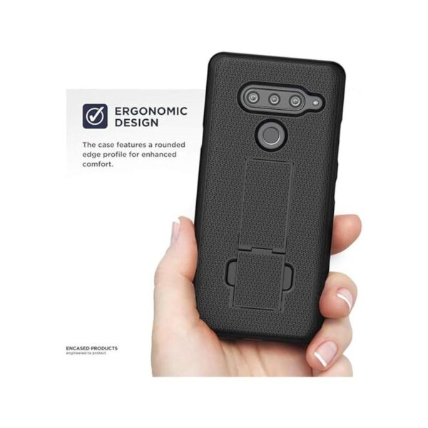 Funda fina para LG V40 ThinQ DuraClip XC con clip para_4