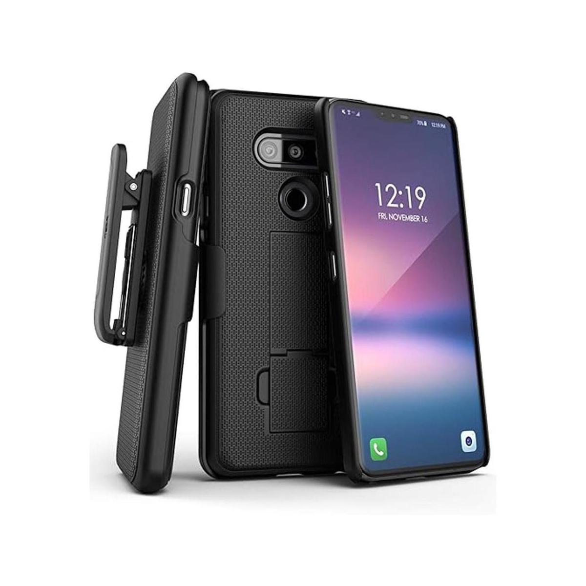 Funda fina para LG V40 ThinQ DuraClip XC con clip para