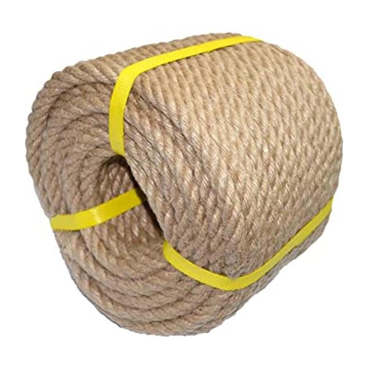 Cuerda de cáñamo 100 natural cuerda de yute torcida